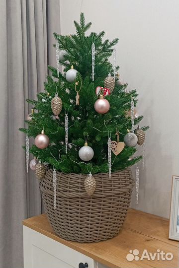 Кашпо из ротанга 12 литров