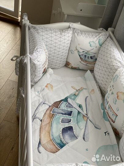 Бортики в детскую кроватку