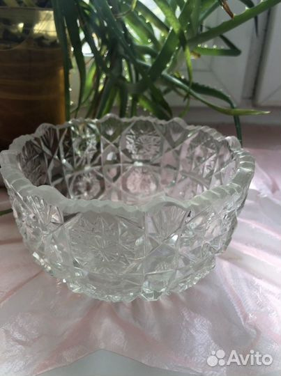 Хрустальная ваза новая