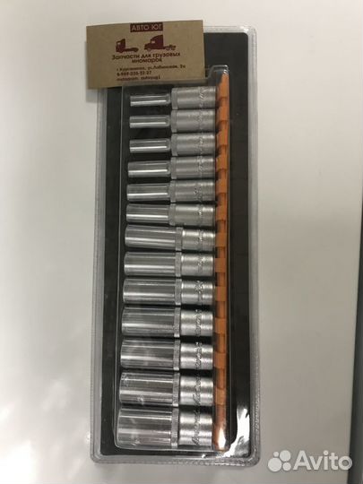 Набор головок торцевых 3/8