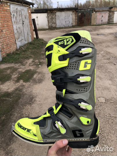 Мотоботы gaerne sg 12 желтый