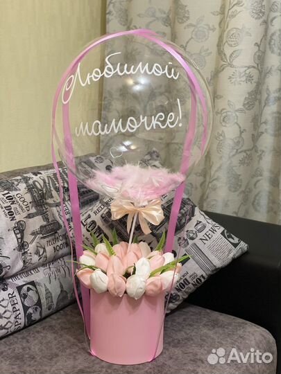 Букет из мыльных тюльпанов