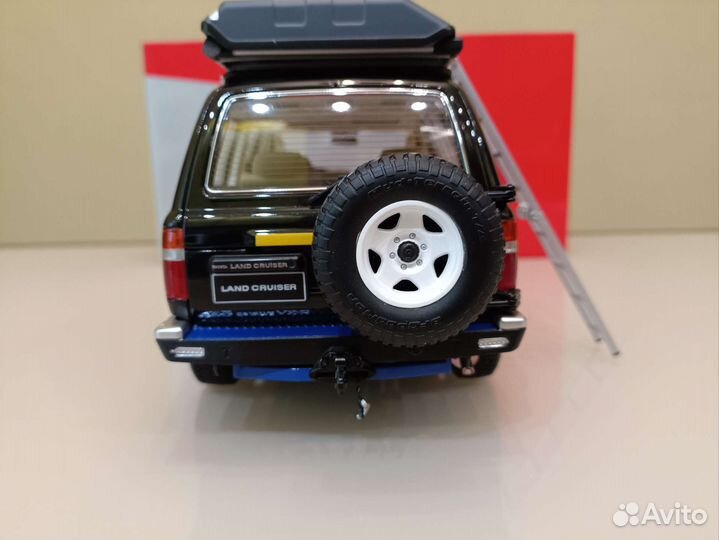 Toyota Land Cruiser 80 рест.(95-97г) Черный 1:18