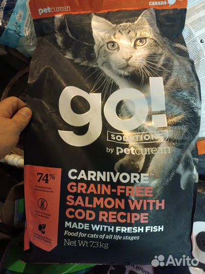 Сухой корм для кошек GO 7,3 кг