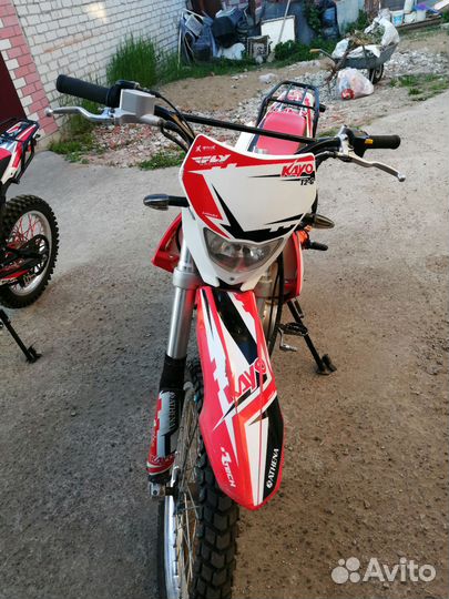 Мотоцикл kayo T2-G состояние нового