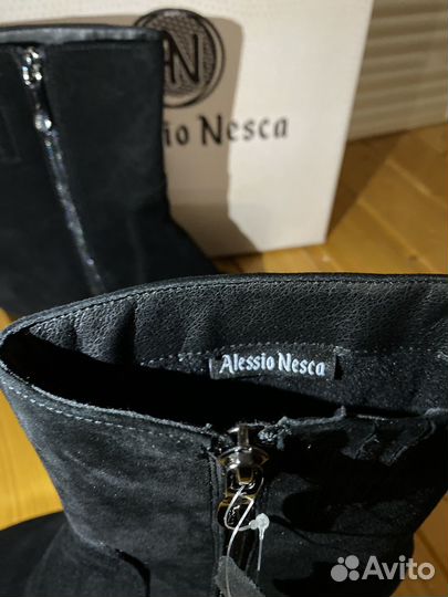 Полусапожки женские замшевые