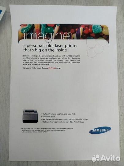 Clp300 Samsung в отличном состоянии