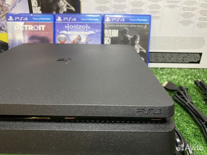 Sony PlayStation 4 slim 1tb с играми