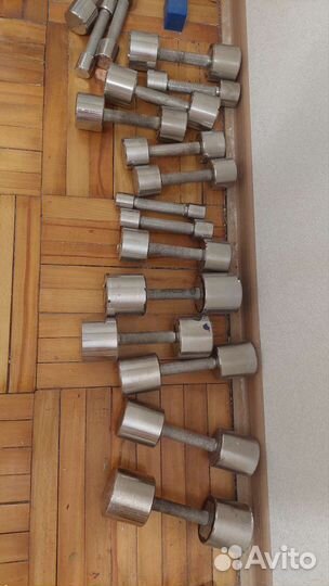 Гантельный ряд бу. Гантели