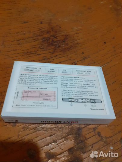 Аудиокассеты maxell ln 60 новая