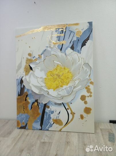 Интерьерная обьемная картина «цветок»