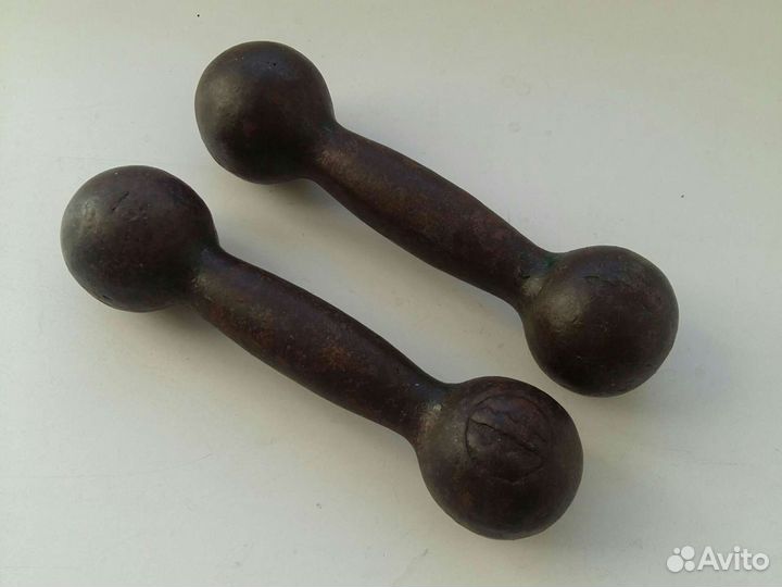 Гантели детские / 1 кг. / Чугун / СССР
