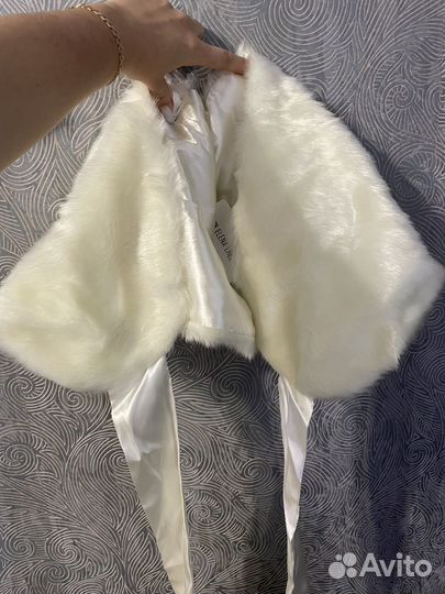 Свадебная шубка-накидка