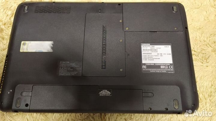 Toshiba L750D. 4ядра/6gb ddr3/620hdd