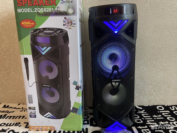 Новая портативная колонка 60 ватт