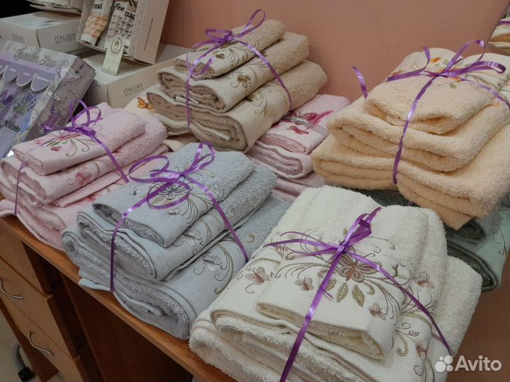 Махровые полотенца,кухонные полотенца
