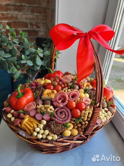 Съедобные букеты и корзины