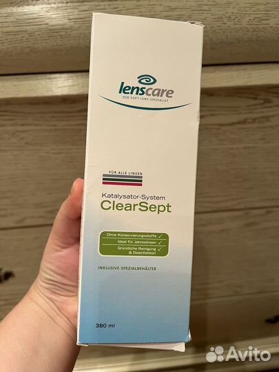 Пероксидный раствор для линз clear sept