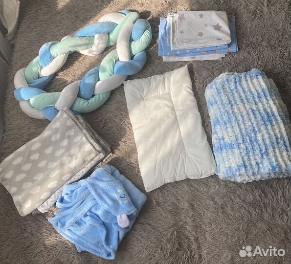 Большой детский набор для кроватки малыша