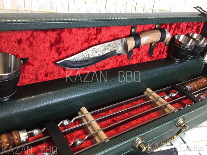 Шампуры в кейсе на подарок