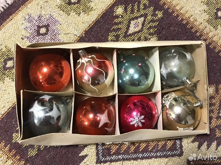 Елочные украшения СССР