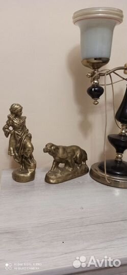 Статуэтка, оловянная