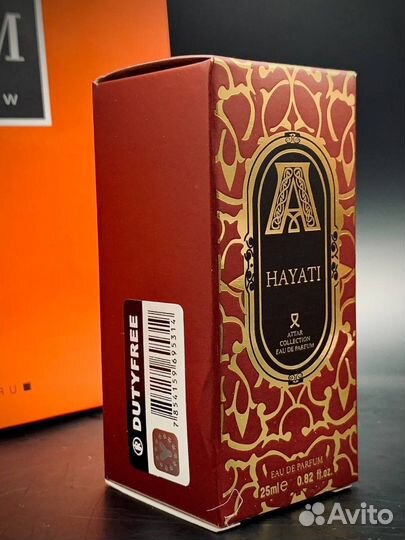 Attar hayatti парфюм унисекс 30мл Дубай