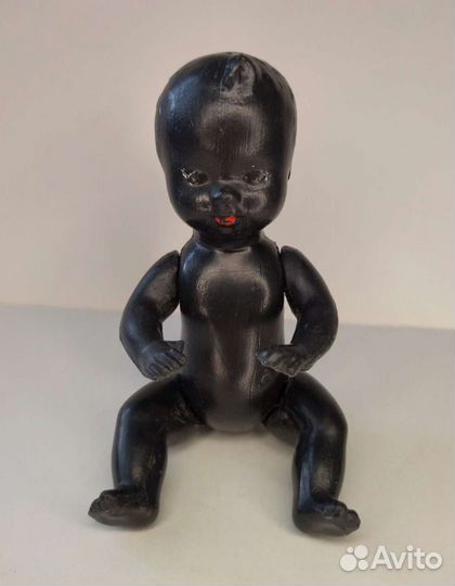 Кукла пупс негритёнок 14см СССР