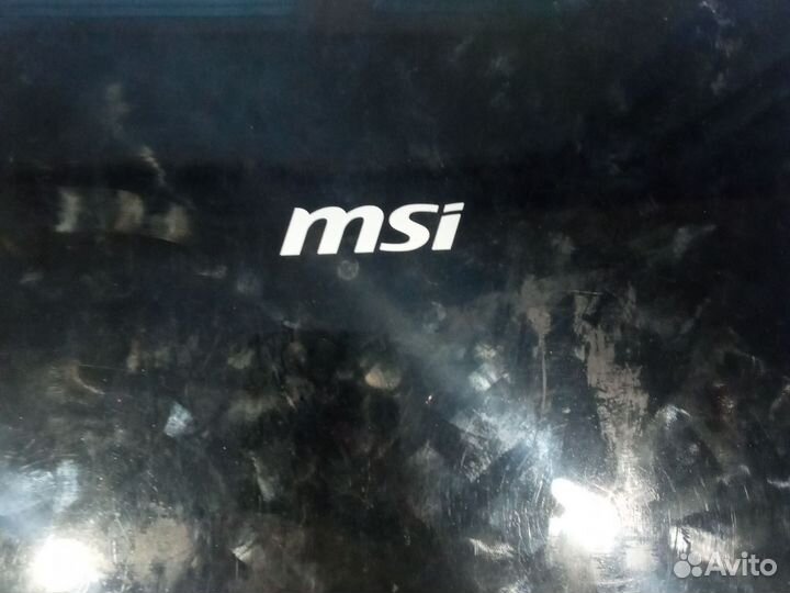 Ноутбук MSI на запчасти