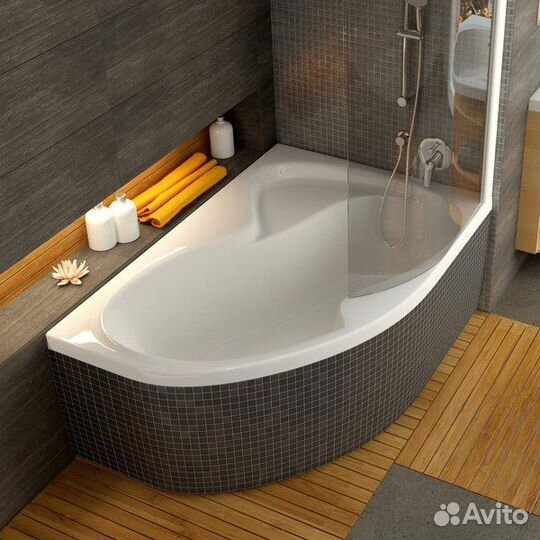 Ванна акриловая Roca bali угловая 150X150 белая