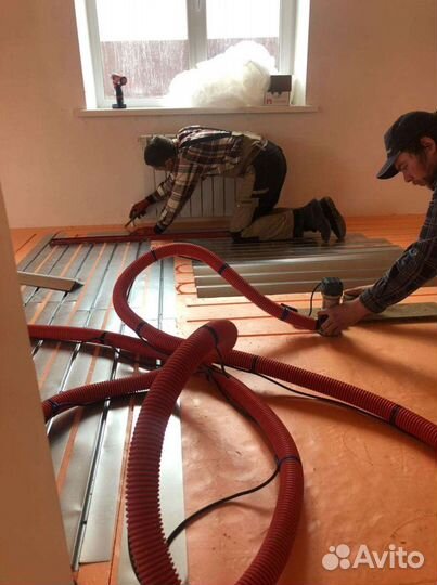 Тёплый пол на деревянных перекрытиях без стяжки