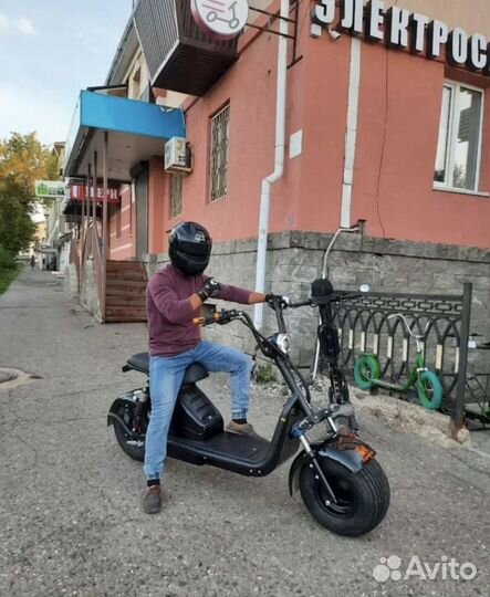 Электроскутер citycoco kugoo c3 pro