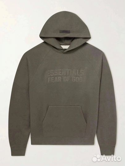 Fear of God Essentials Hoodie Off Black