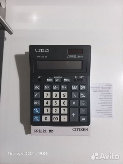 Калькулятор citizen новый