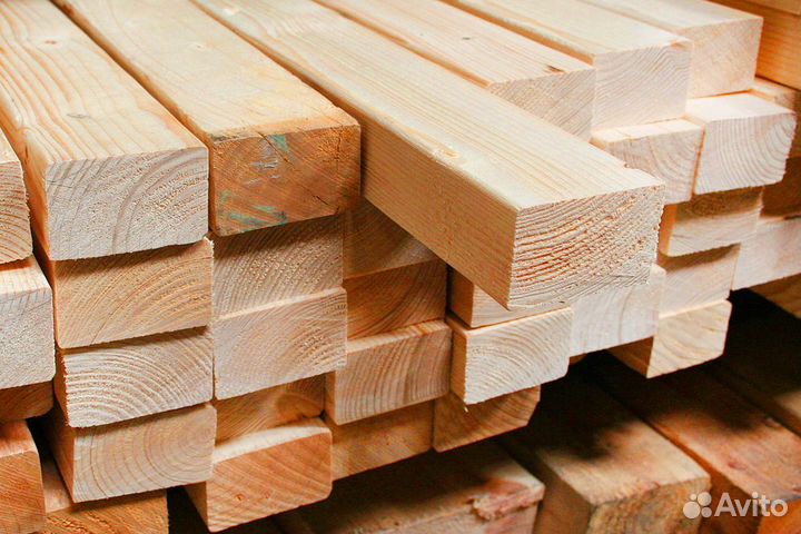 Строганный брус лиственница 90х90х6000мм