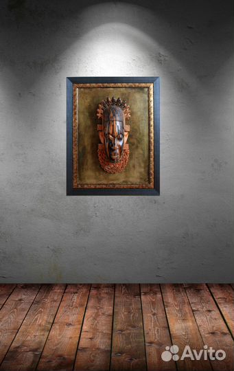 Маска Оба. Бенин сити, Нигерия