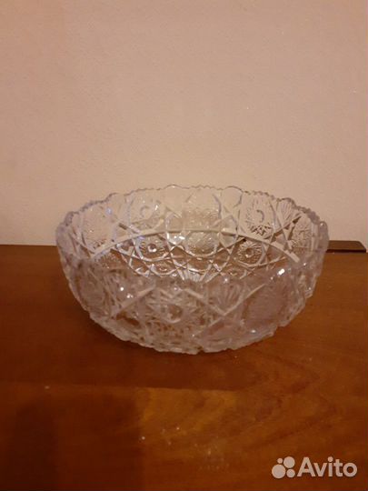 Хрустальные вазы салатники б/у