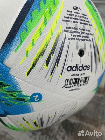 Мяч футбольный размер 5 Adidas qatar 2022