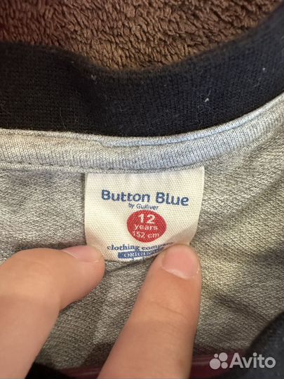 Платье школьное для девочки Button Blue