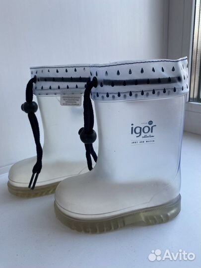 Детские резиновые сапоги 21 размер