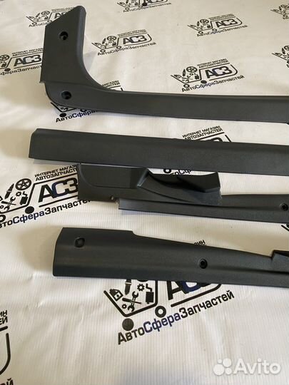 Облицовка порогов внутрення на приору комплект