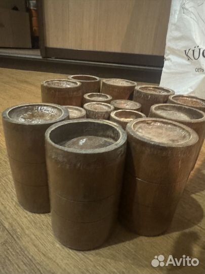 Массажные банки из бамбука