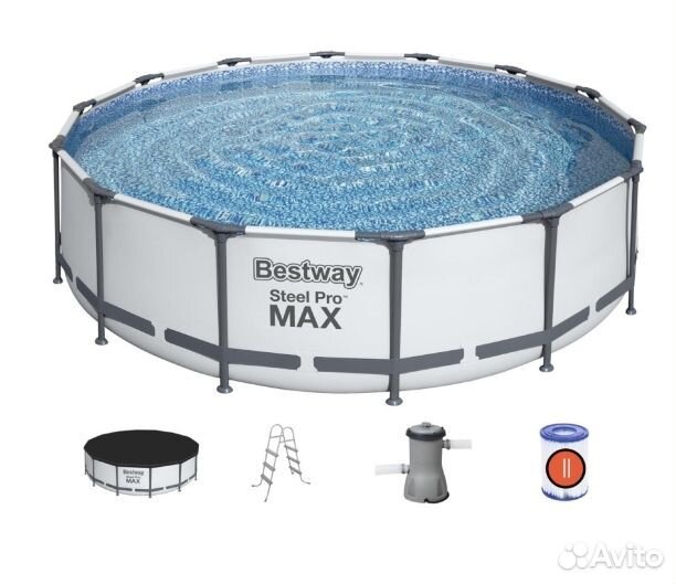 Каркасный бассейн Steel Pro Max 427х107см