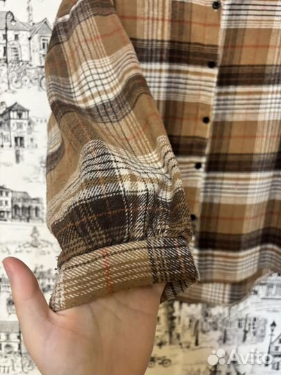 Рубашка в клетку женская 44-46