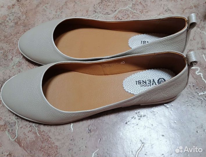 Балетки натуральная кожа новые