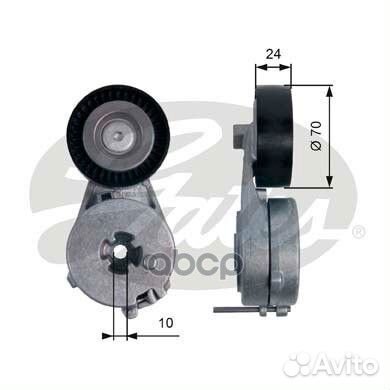 Ролик натяжной приводного ремня audi A4 01/08