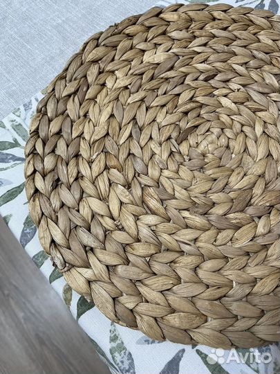 Салфетки плетеные сервировочные круглые 30 и 37 см