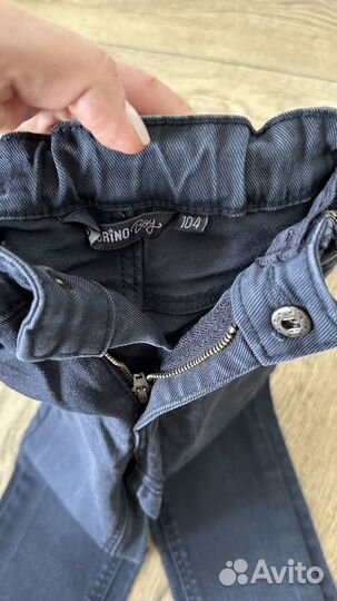 Брюки джинсы на мальчика 104