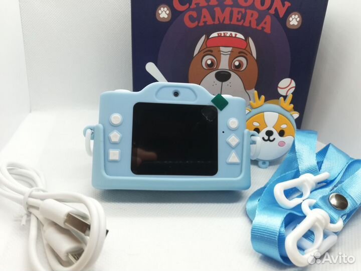 Детский фотоаппарат 2 камеры и игры