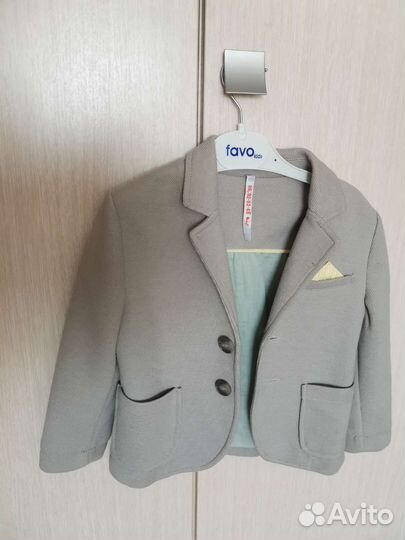 Пиджак для мальчика 86-98